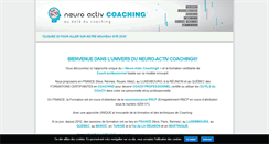 Desktop Screenshot of neuro-activ-coaching.com