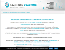 Tablet Screenshot of neuro-activ-coaching.com